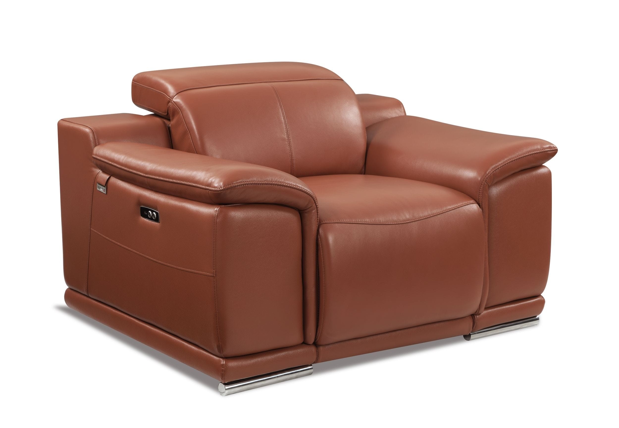 9762- Divianitalia Camel Power Reclining Chair