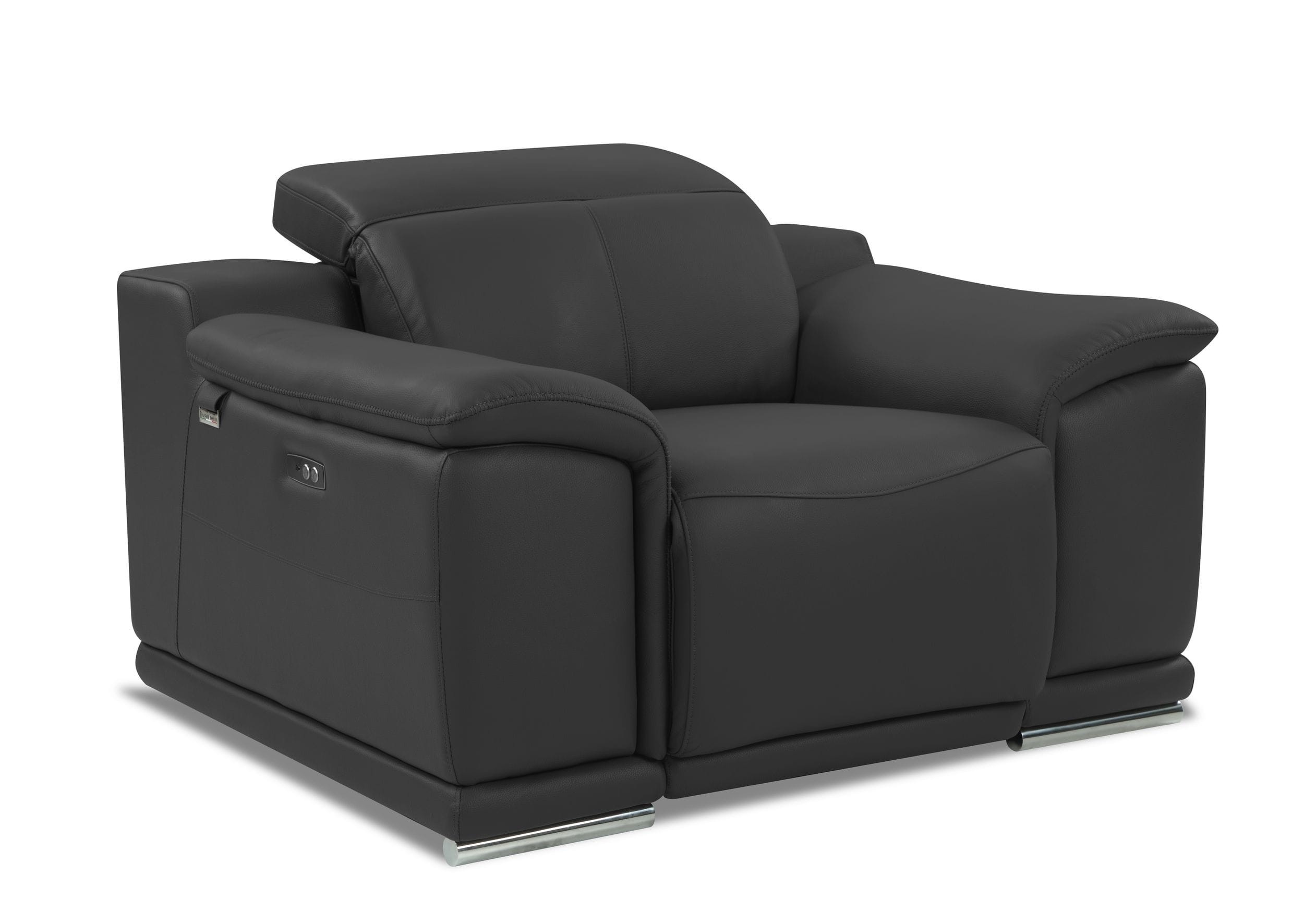 9762- Divianitalia Dark Gray Power Reclining Chair