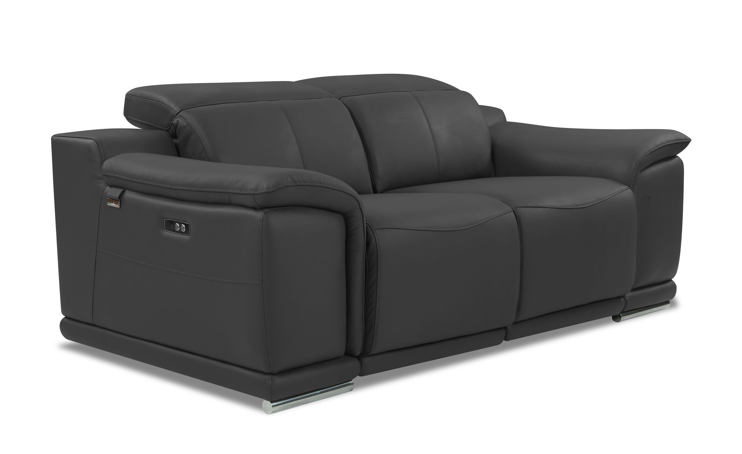 9762- Divianitalia Dark Gray Power Reclining Loveseat